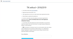 Desktop Screenshot of eelkool.tik.edu.ee